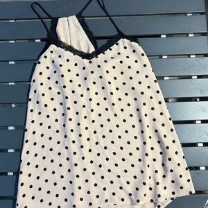 Express womens polkadot top